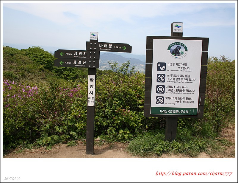 산철죽 군락지 이미지